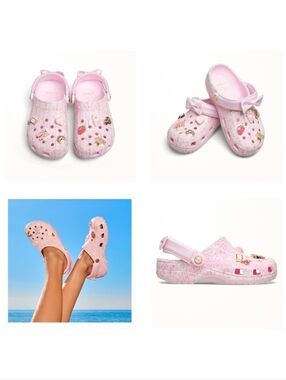 CROCS LoveShackFancy Classic Clog Pink Milk, Size: 7 Women